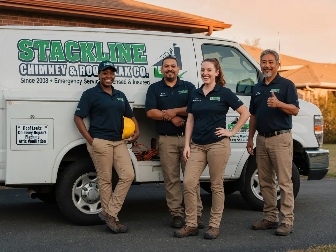 Chimney flashing repair company in Willshire, OH